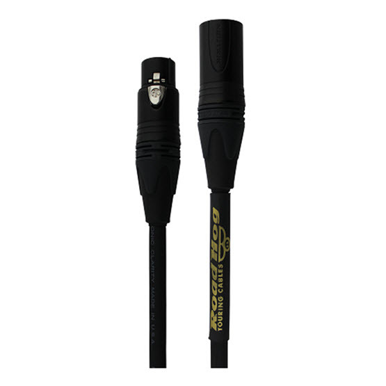 HOGM-25.K ROADHOG 25FT MICROPHONE CABLE BLACK NEUTRIK XLR CONNECTORS